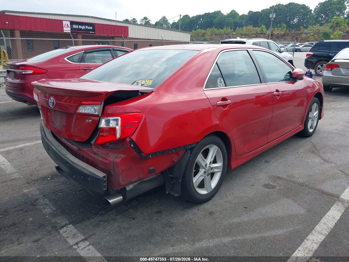 2014 TOYOTA CAMRY SE — снимка 4