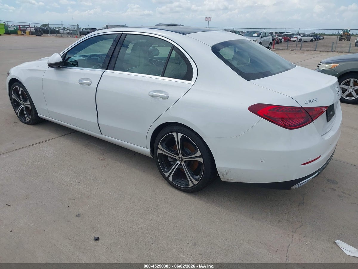 2022 MERCEDES-BENZ C 300 SEDAN — снимка 3