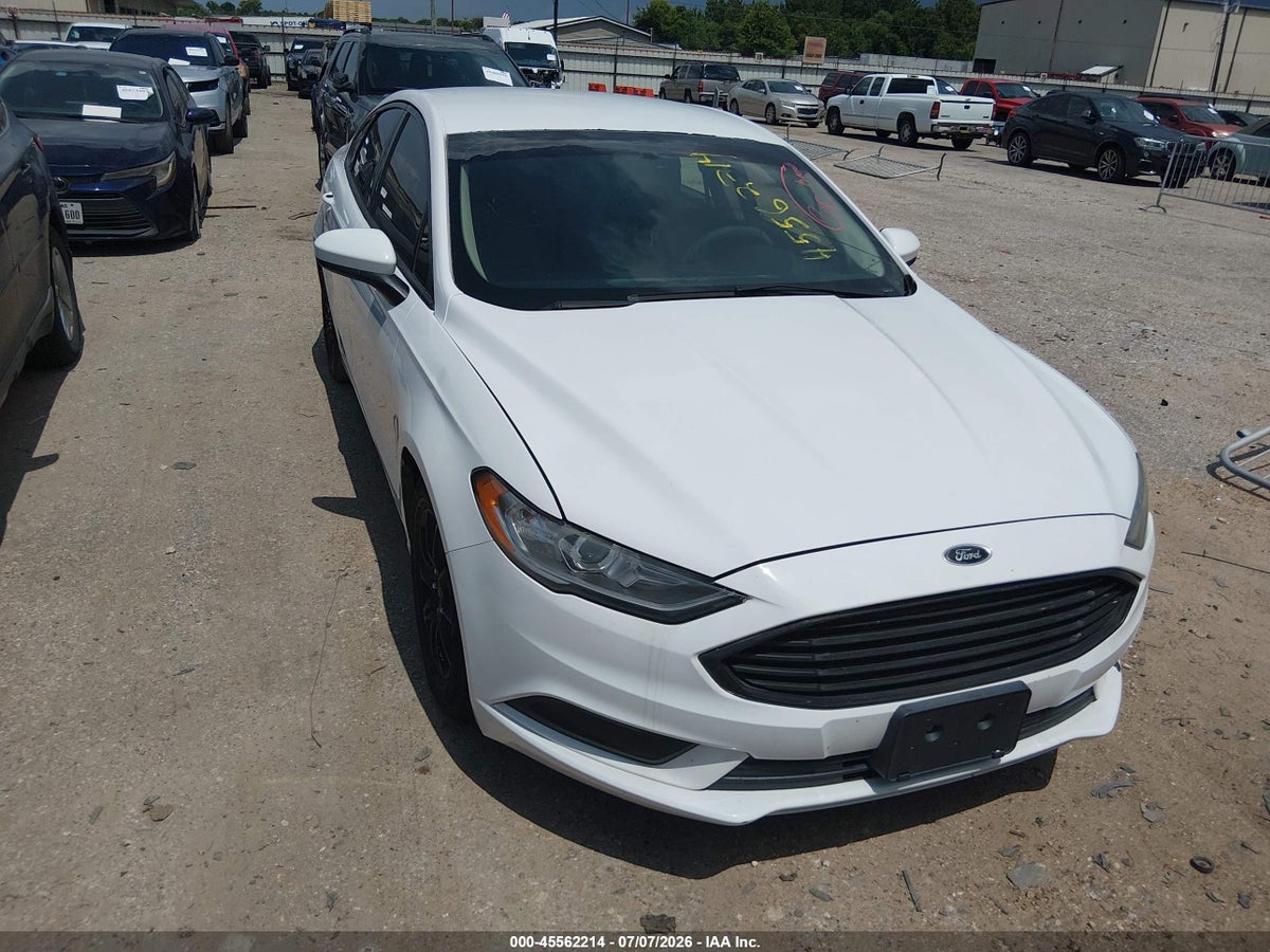 2018 FORD FUSION S