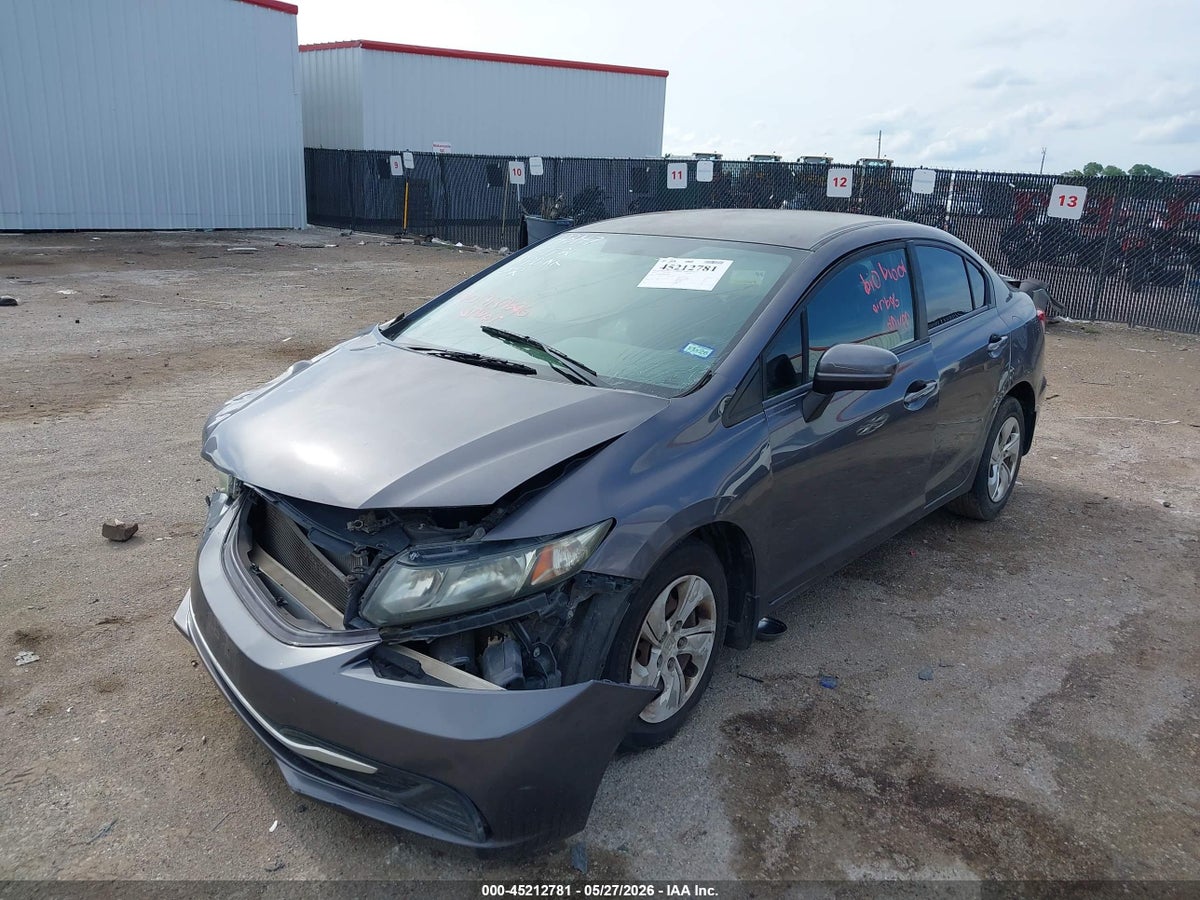 2014 HONDA CIVIC LX — снимка 2