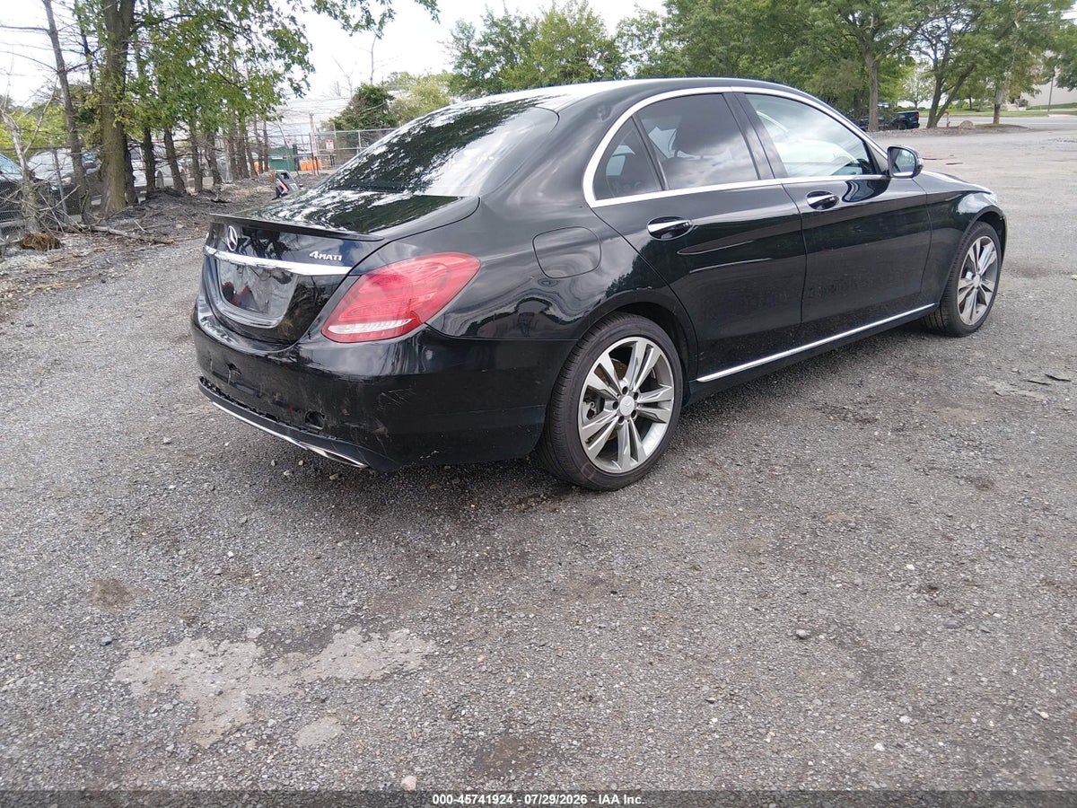 2016 MERCEDES-BENZ C 300 4MATIC — снимка 4