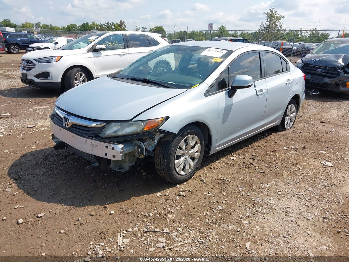 2012 HONDA CIVIC LX — снимка 2