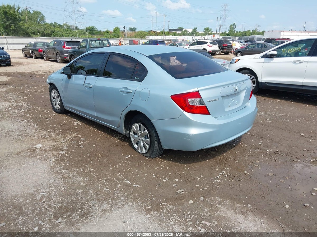 2012 HONDA CIVIC LX — снимка 3