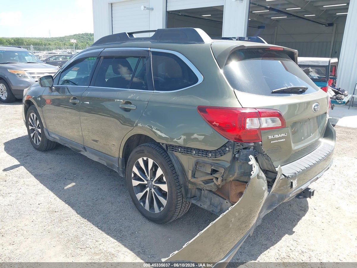 2015 SUBARU OUTBACK 2.5I LIMITED — снимка 3