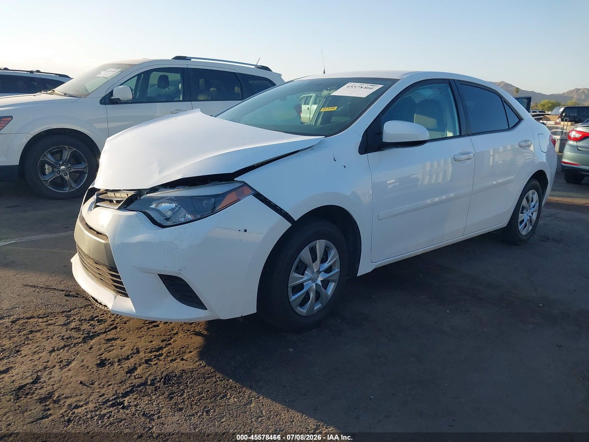2015 TOYOTA COROLLA L — снимка 2
