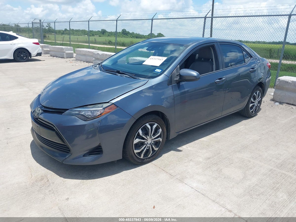 2017 TOYOTA COROLLA LE — снимка 2