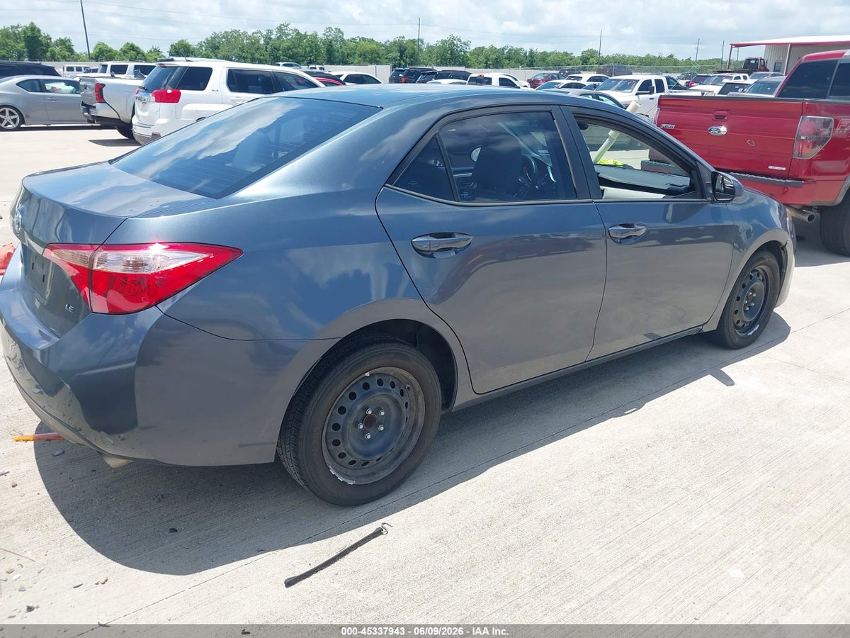 2017 TOYOTA COROLLA LE — снимка 4