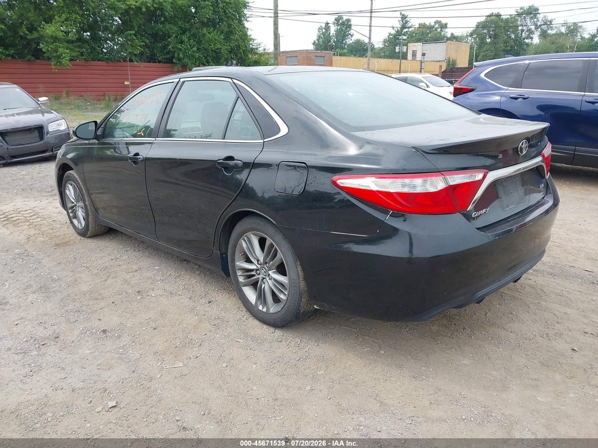 2015 TOYOTA CAMRY SE — снимка 3