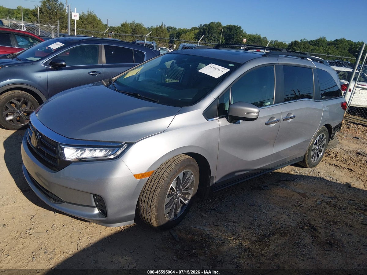 2022 HONDA ODYSSEY EX-L — снимка 2