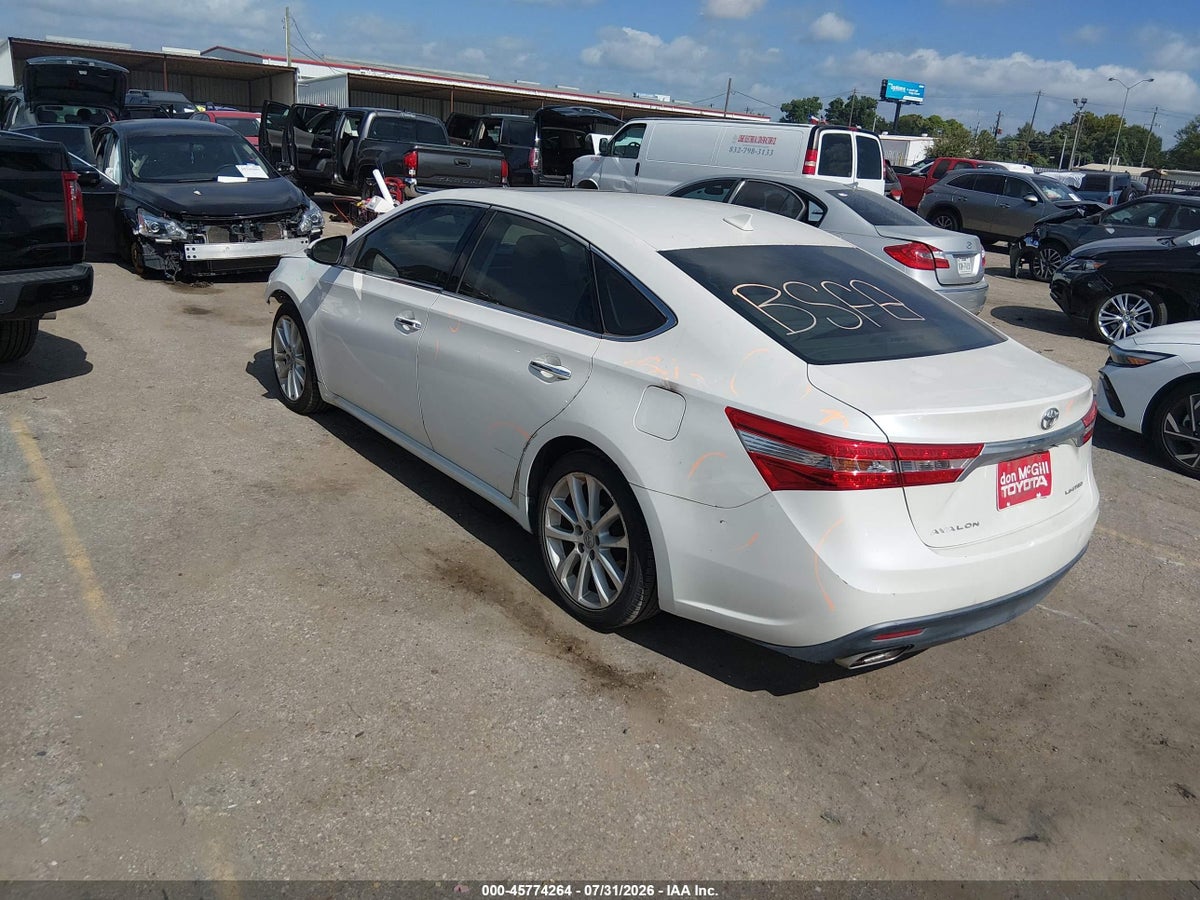 2013 TOYOTA AVALON LIMITED — снимка 3