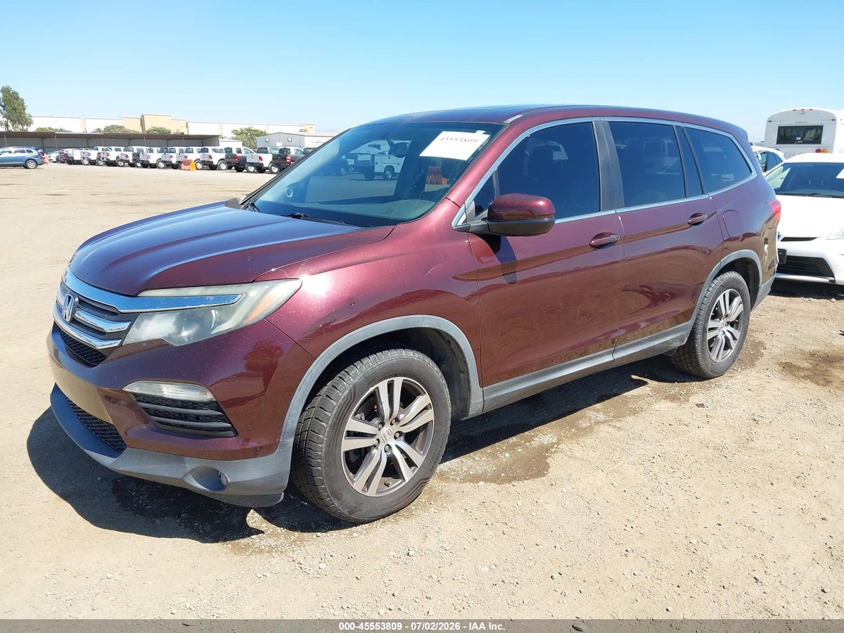 2017 HONDA PILOT EX-L — снимка 2