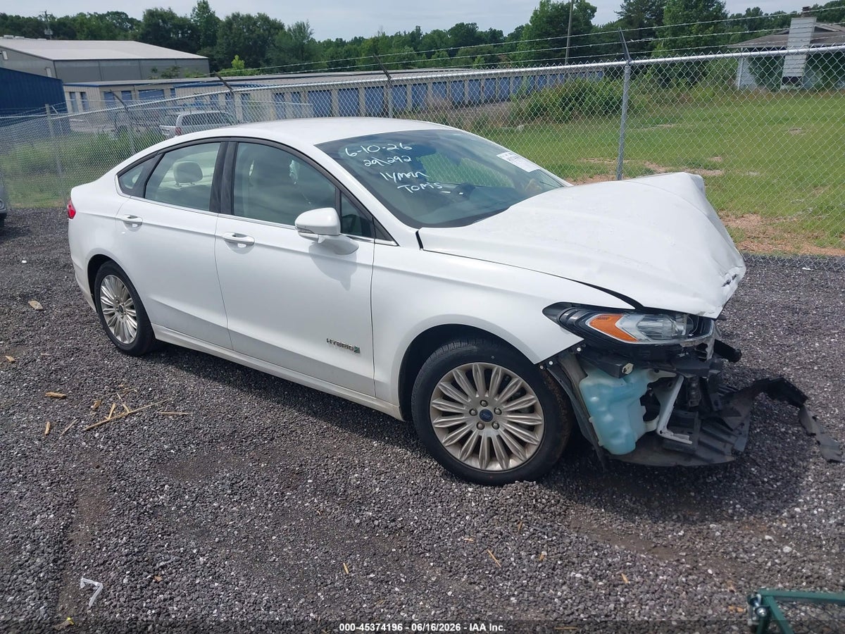 2016 FORD FUSION HYBRID SE