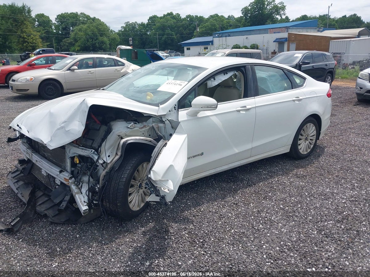 2016 FORD FUSION HYBRID SE — снимка 2