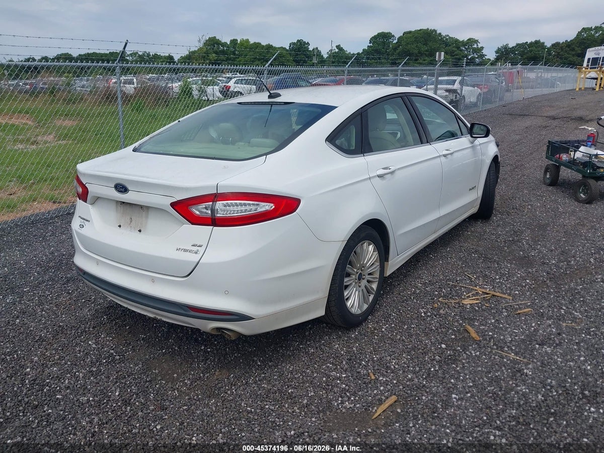 2016 FORD FUSION HYBRID SE — снимка 4