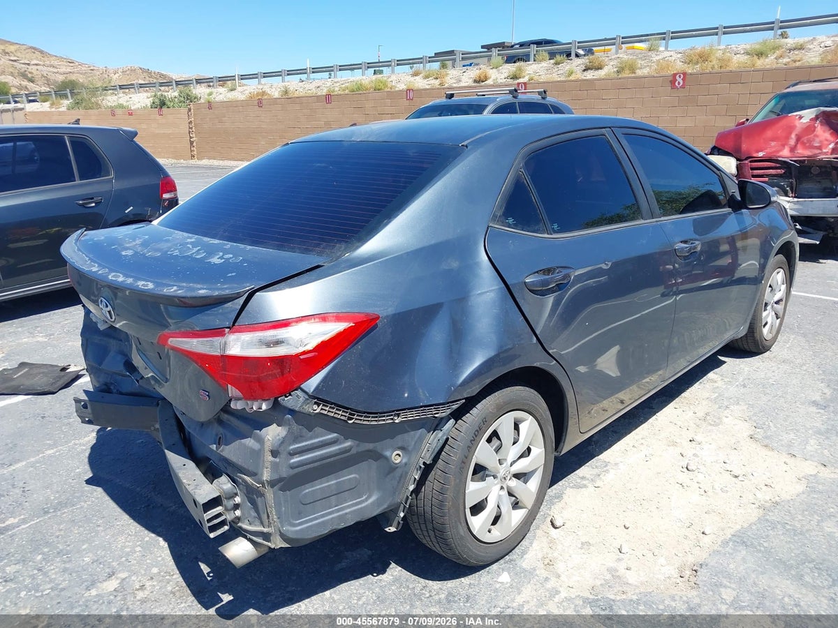 2016 TOYOTA COROLLA S — снимка 4