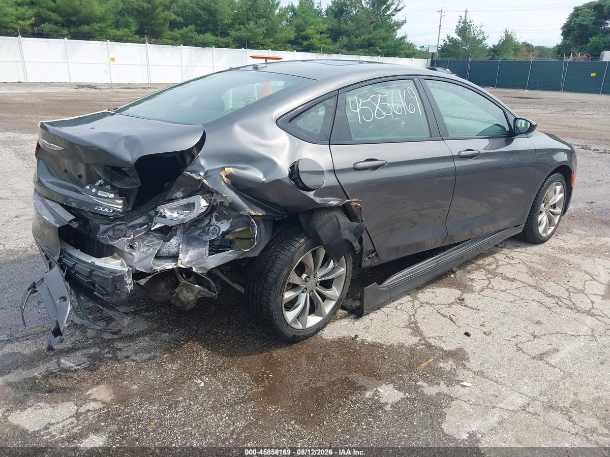2015 CHRYSLER 200 S — снимка 4