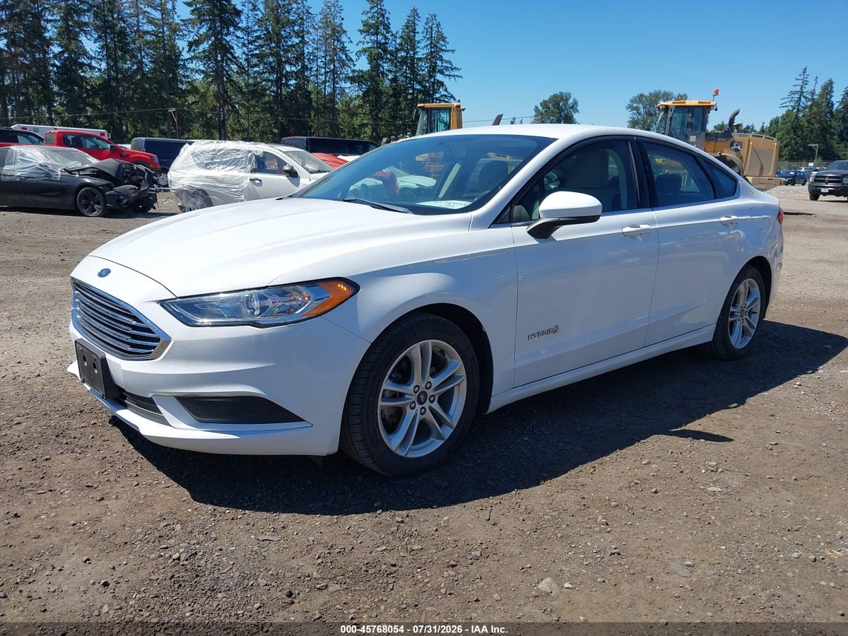 2018 FORD FUSION HYBRID S — снимка 2