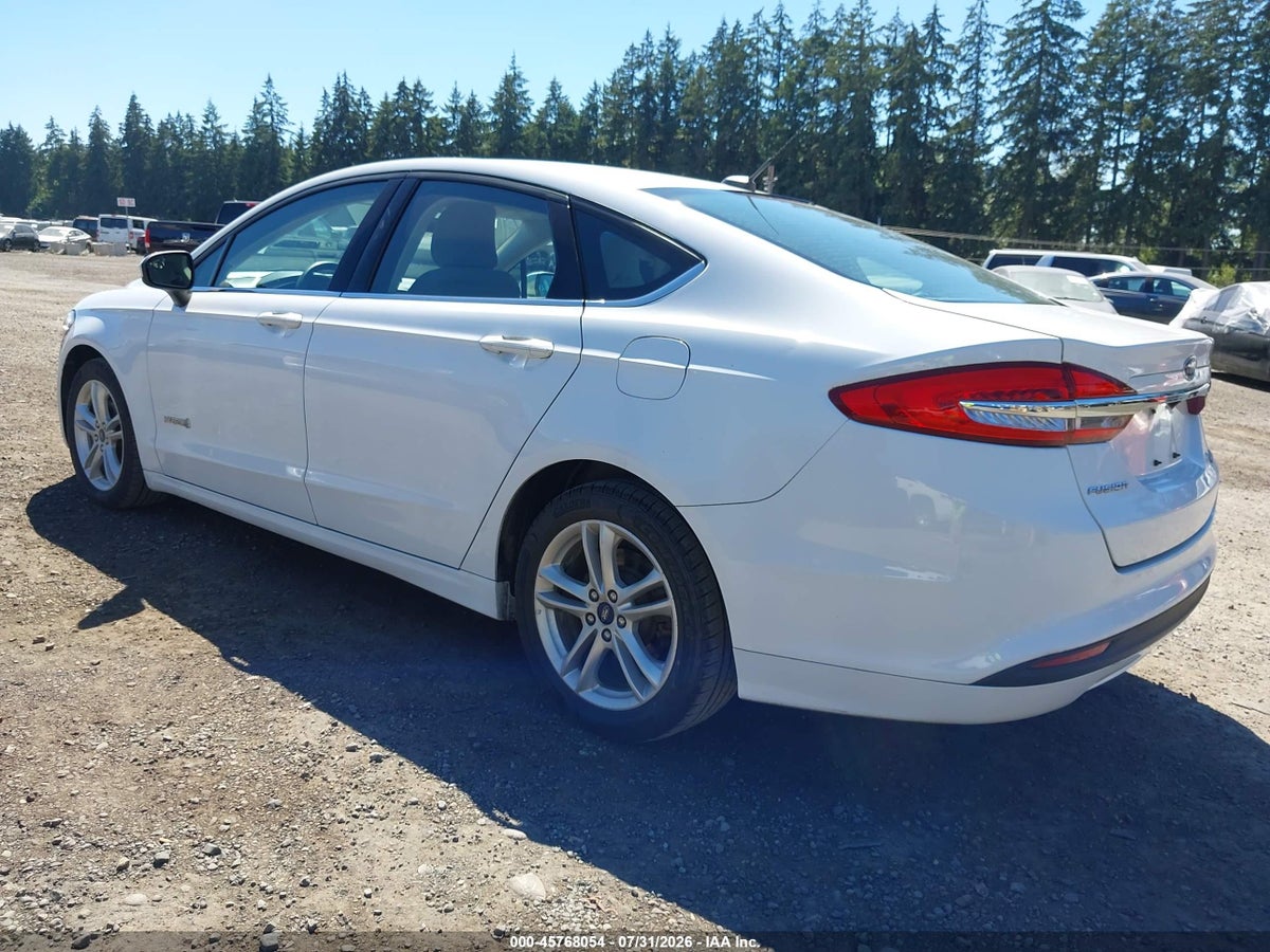 2018 FORD FUSION HYBRID S — снимка 3