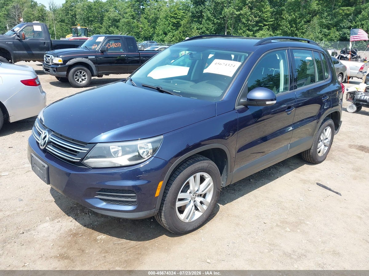 2015 VOLKSWAGEN TIGUAN S — снимка 2