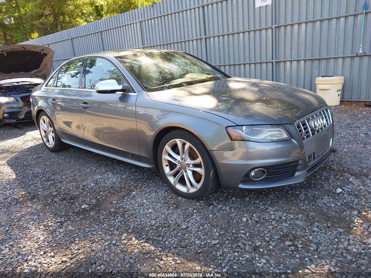 2012 AUDI S4 PREMIUM PLUS