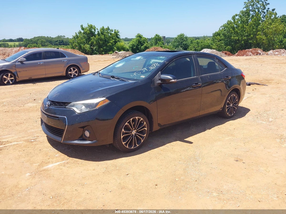 2014 TOYOTA COROLLA S PLUS — снимка 2