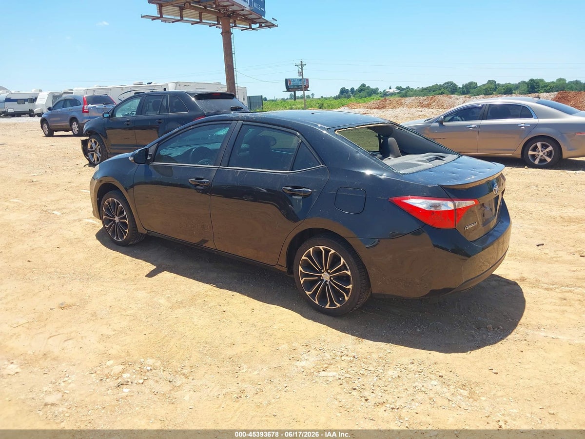 2014 TOYOTA COROLLA S PLUS — снимка 3