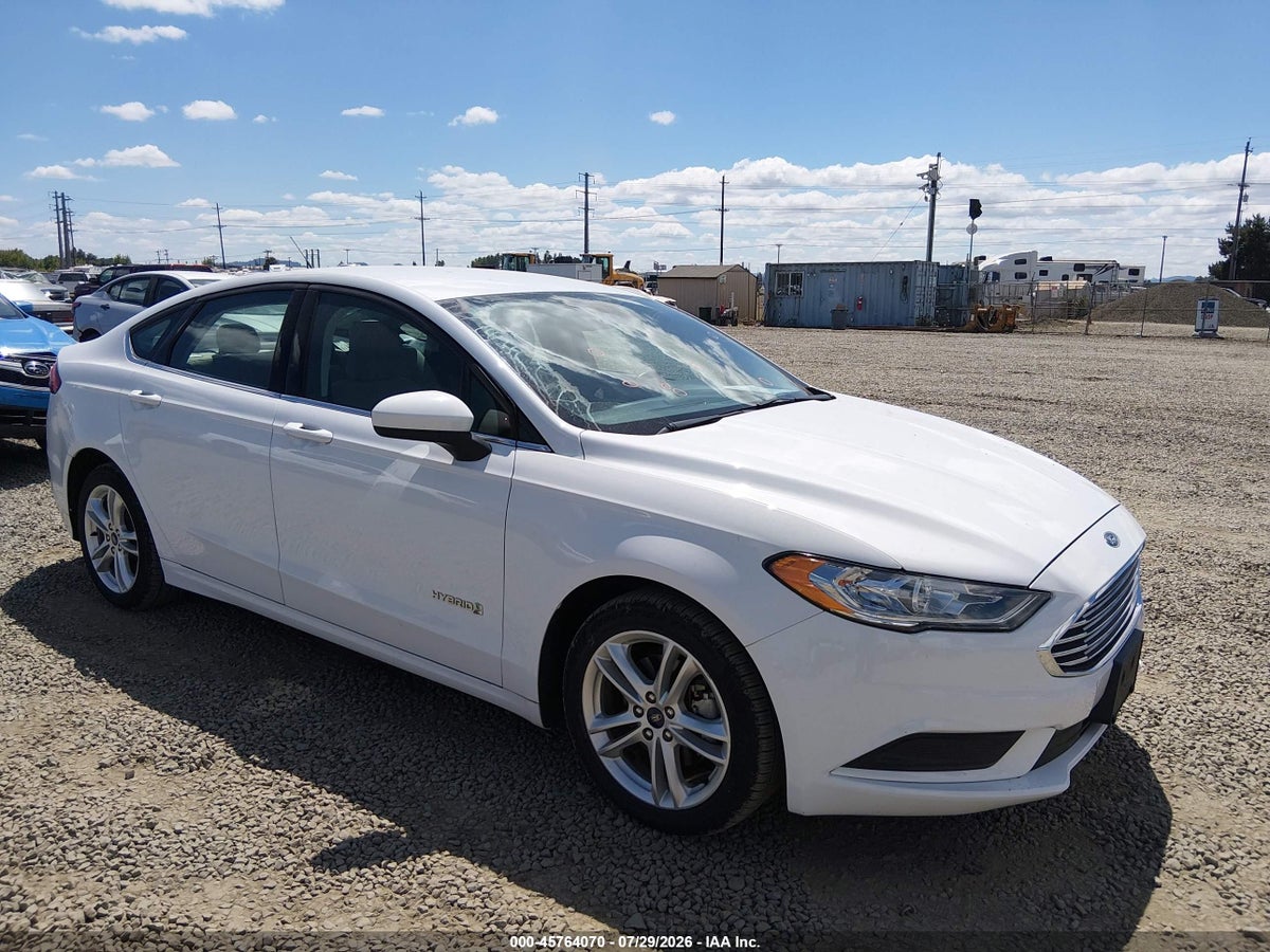 2018 FORD FUSION HYBRID S