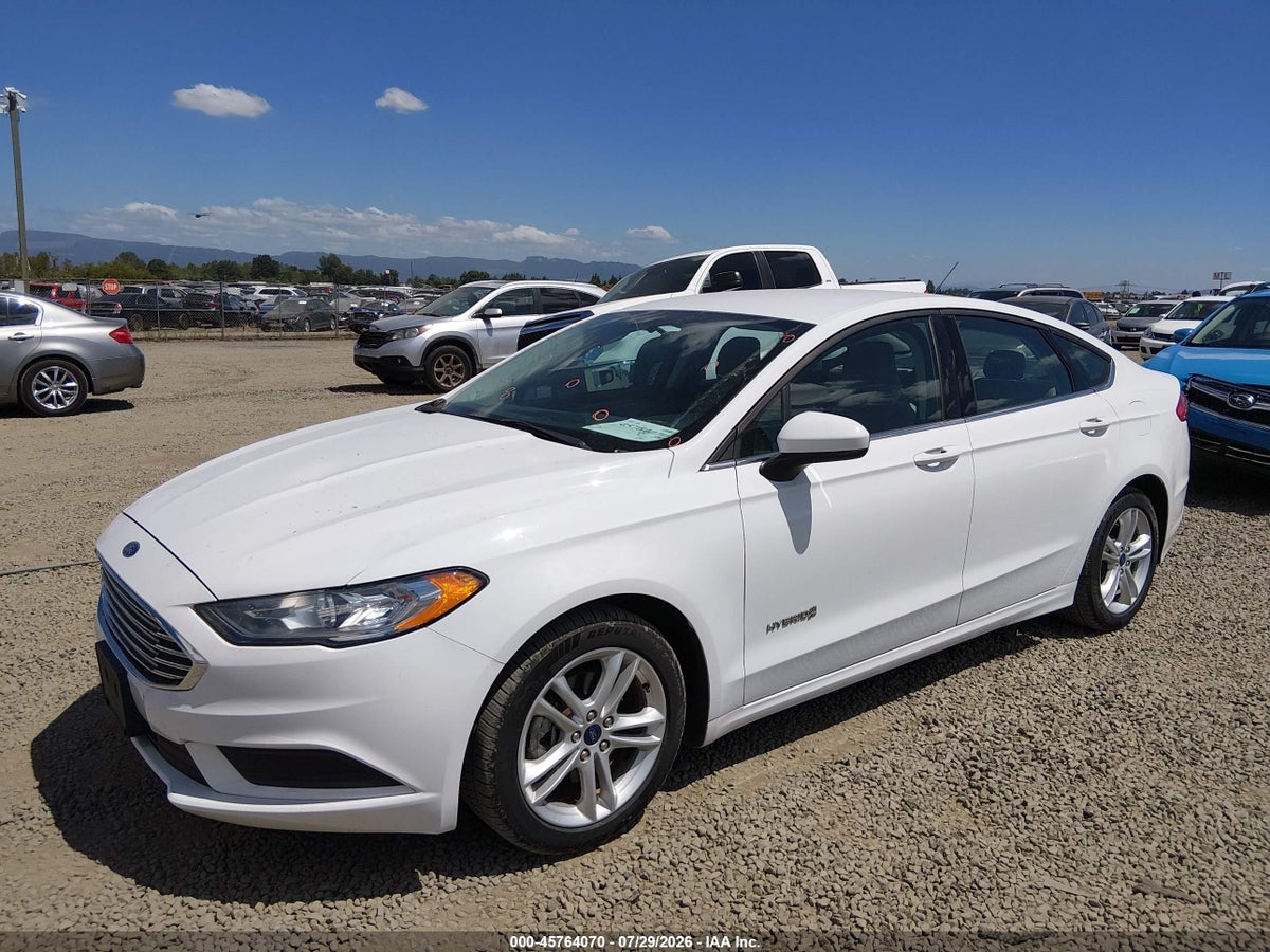 2018 FORD FUSION HYBRID S — снимка 2