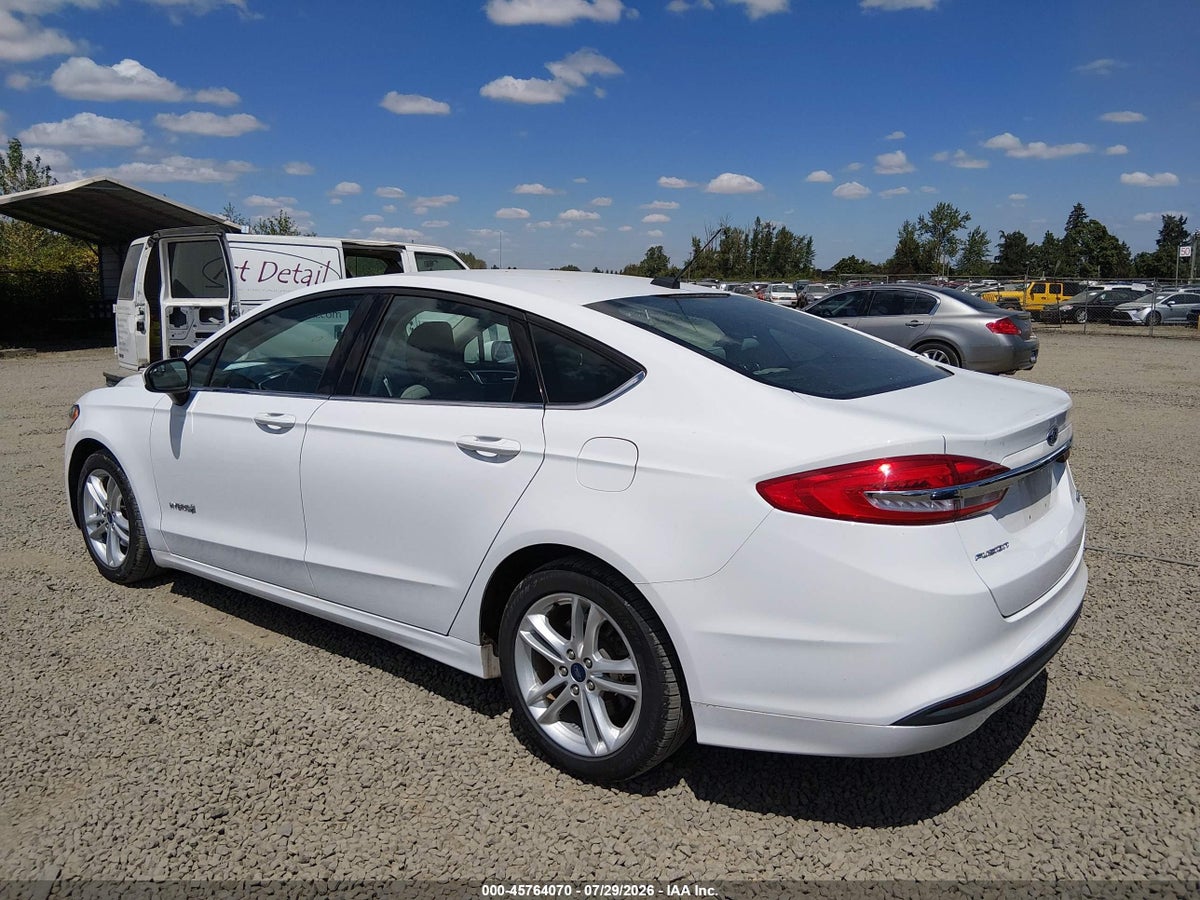 2018 FORD FUSION HYBRID S — снимка 3