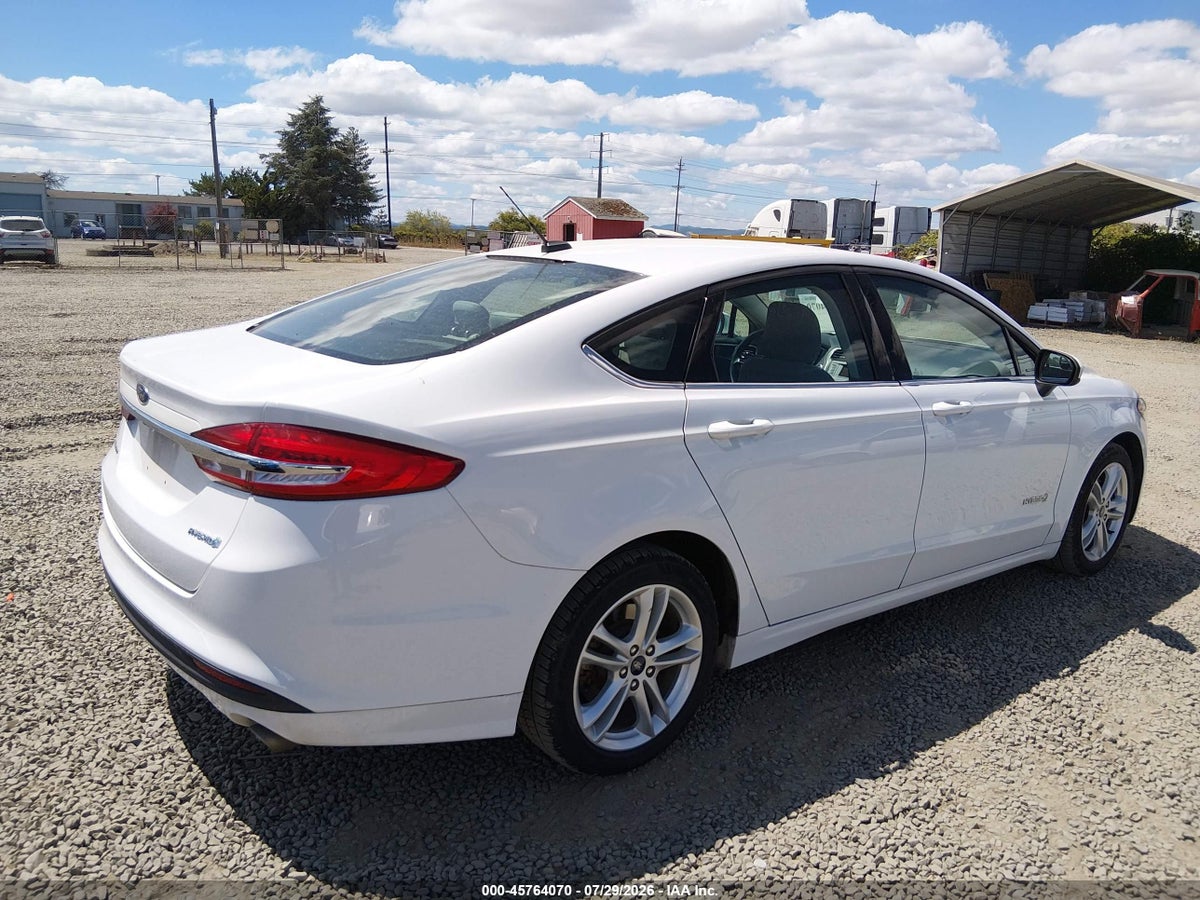 2018 FORD FUSION HYBRID S — снимка 4