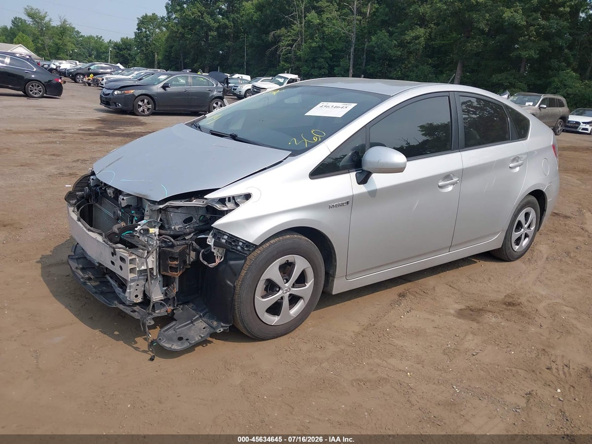 2014 TOYOTA PRIUS TWO — снимка 2