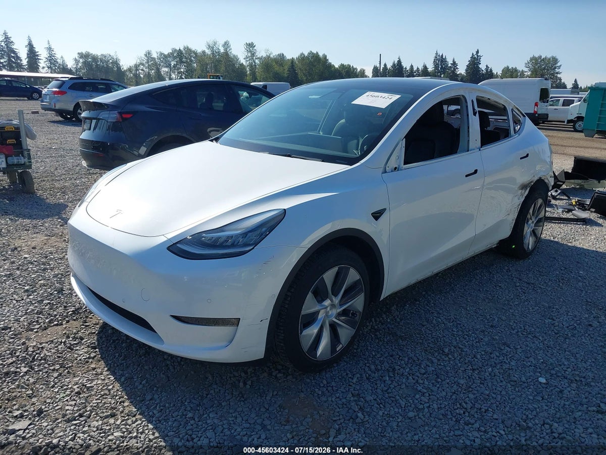 2022 TESLA MODEL Y LONG RANGE DUAL MOTOR ALL-WHEEL DRIVE — снимка 2