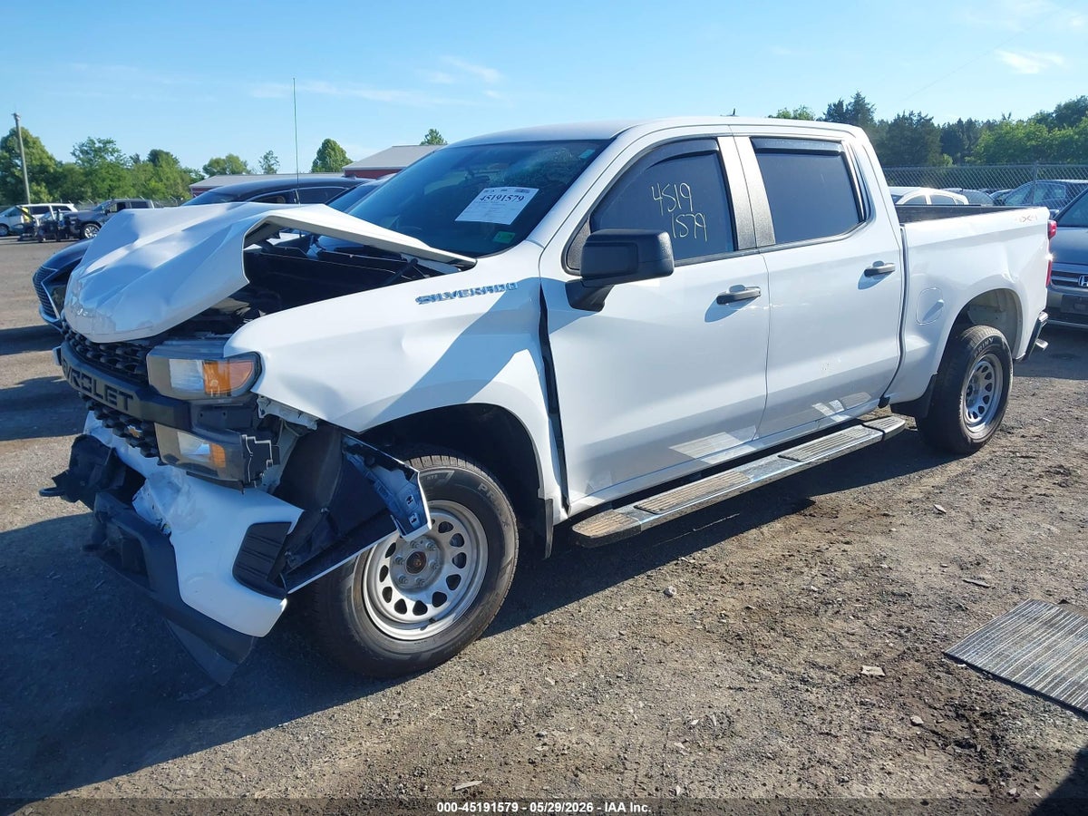 2020 CHEVROLET SILVERADO 1500 4WD SHORT BED WT — снимка 2
