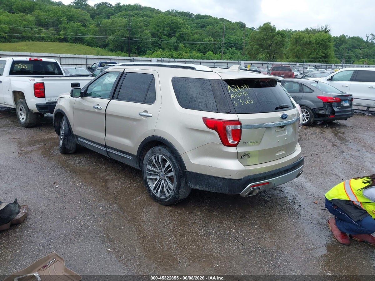 2017 FORD EXPLORER PLATINUM — снимка 3