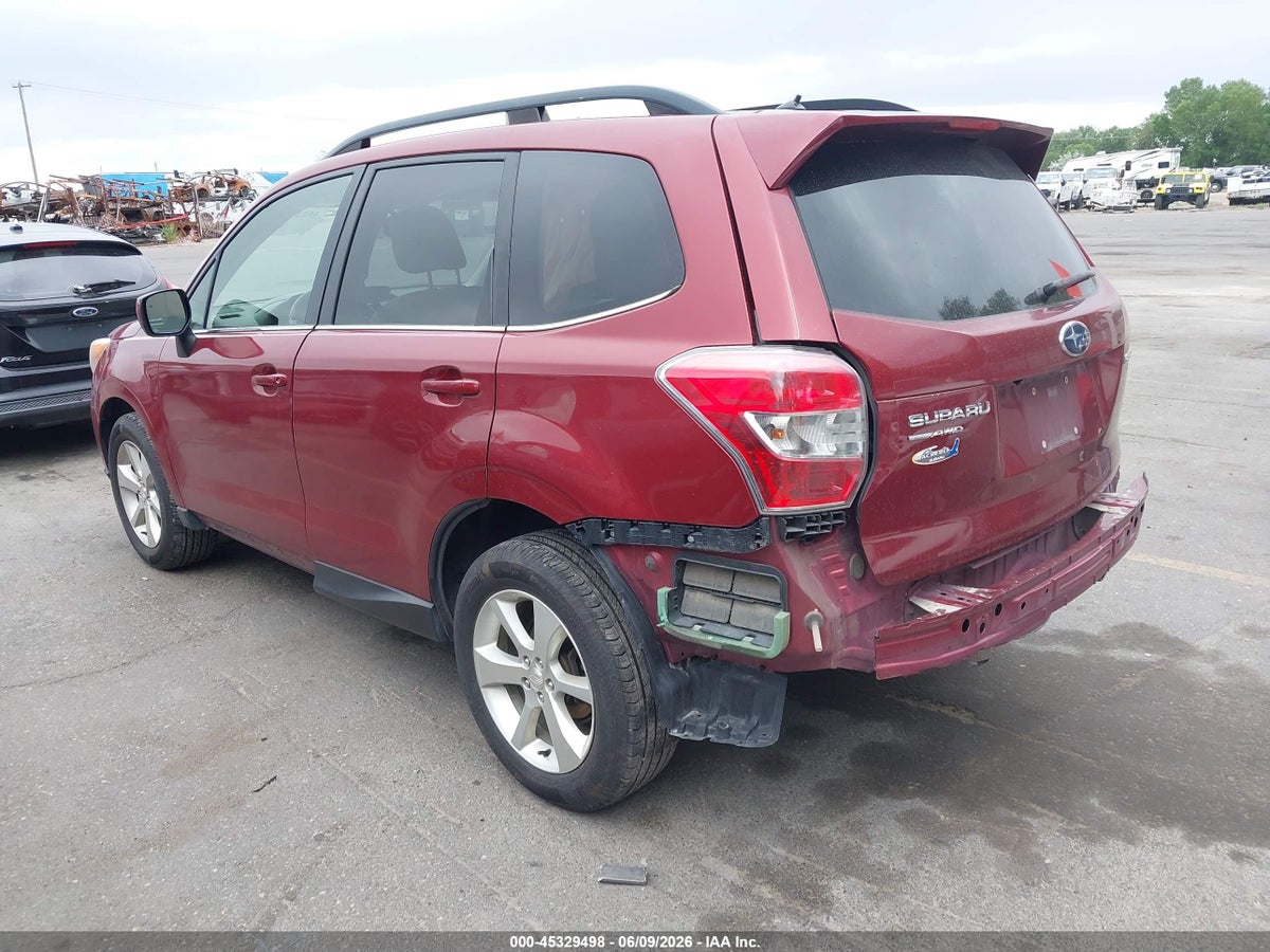 2015 SUBARU FORESTER 2.5I LIMITED — снимка 3