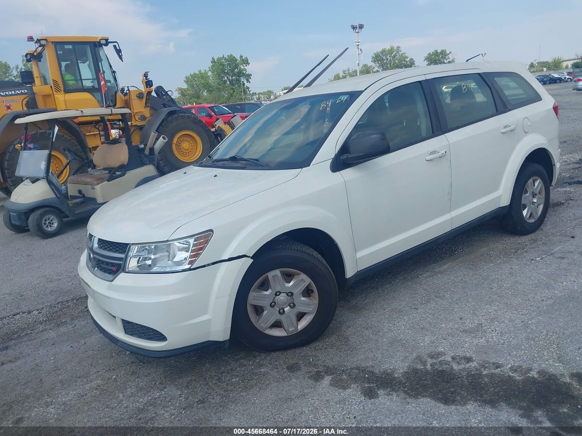 2012 DODGE JOURNEY SE/AVP — снимка 2