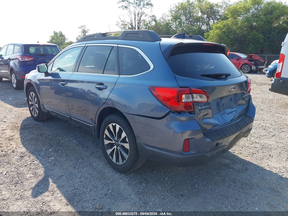 2016 SUBARU OUTBACK 2.5I LIMITED — снимка 3