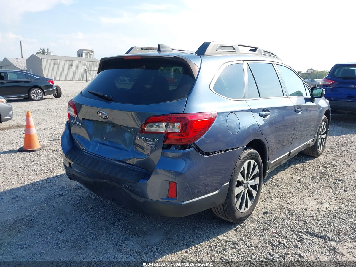 2016 SUBARU OUTBACK 2.5I LIMITED — снимка 4