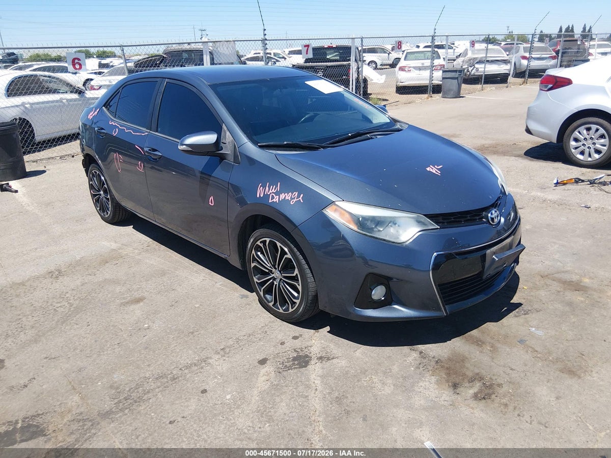 2016 TOYOTA COROLLA S PLUS