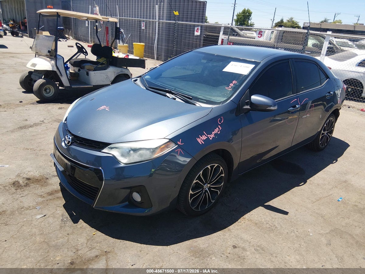 2016 TOYOTA COROLLA S PLUS — снимка 2
