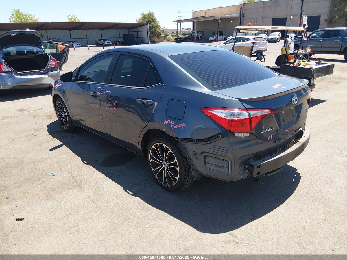 2016 TOYOTA COROLLA S PLUS — снимка 3