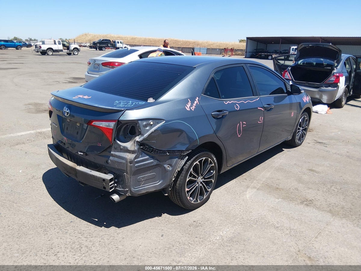 2016 TOYOTA COROLLA S PLUS — снимка 4