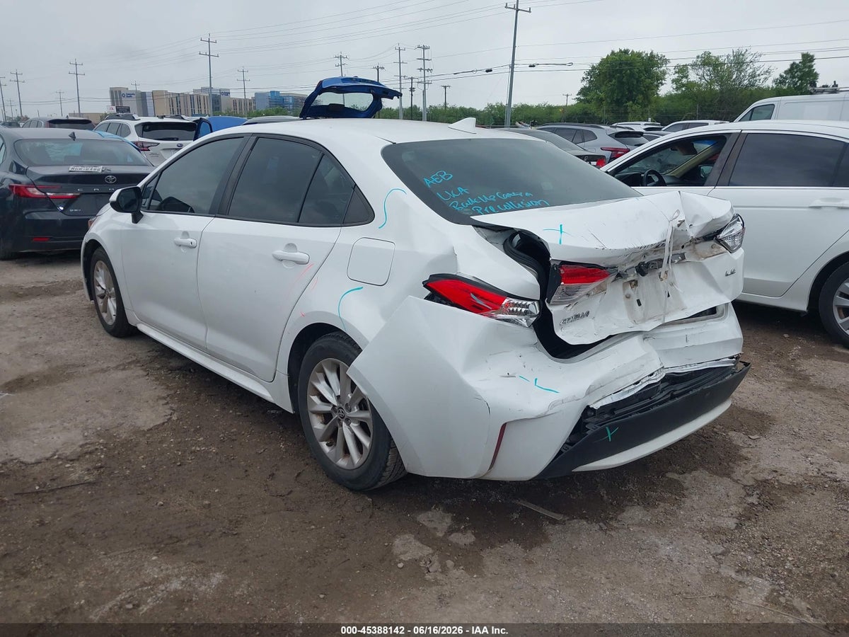 2020 TOYOTA COROLLA LE — снимка 3