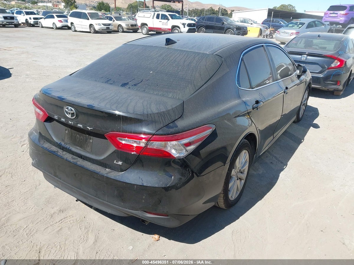 2019 TOYOTA CAMRY LE — снимка 4