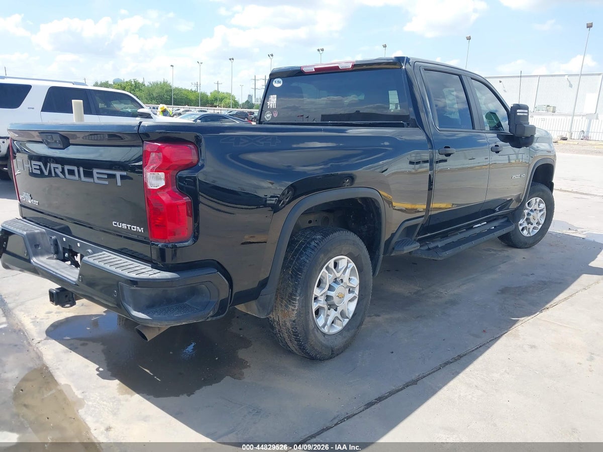 2024 CHEVROLET SILVERADO 2500HD 4WD STANDARD BED CUSTOM — снимка 4