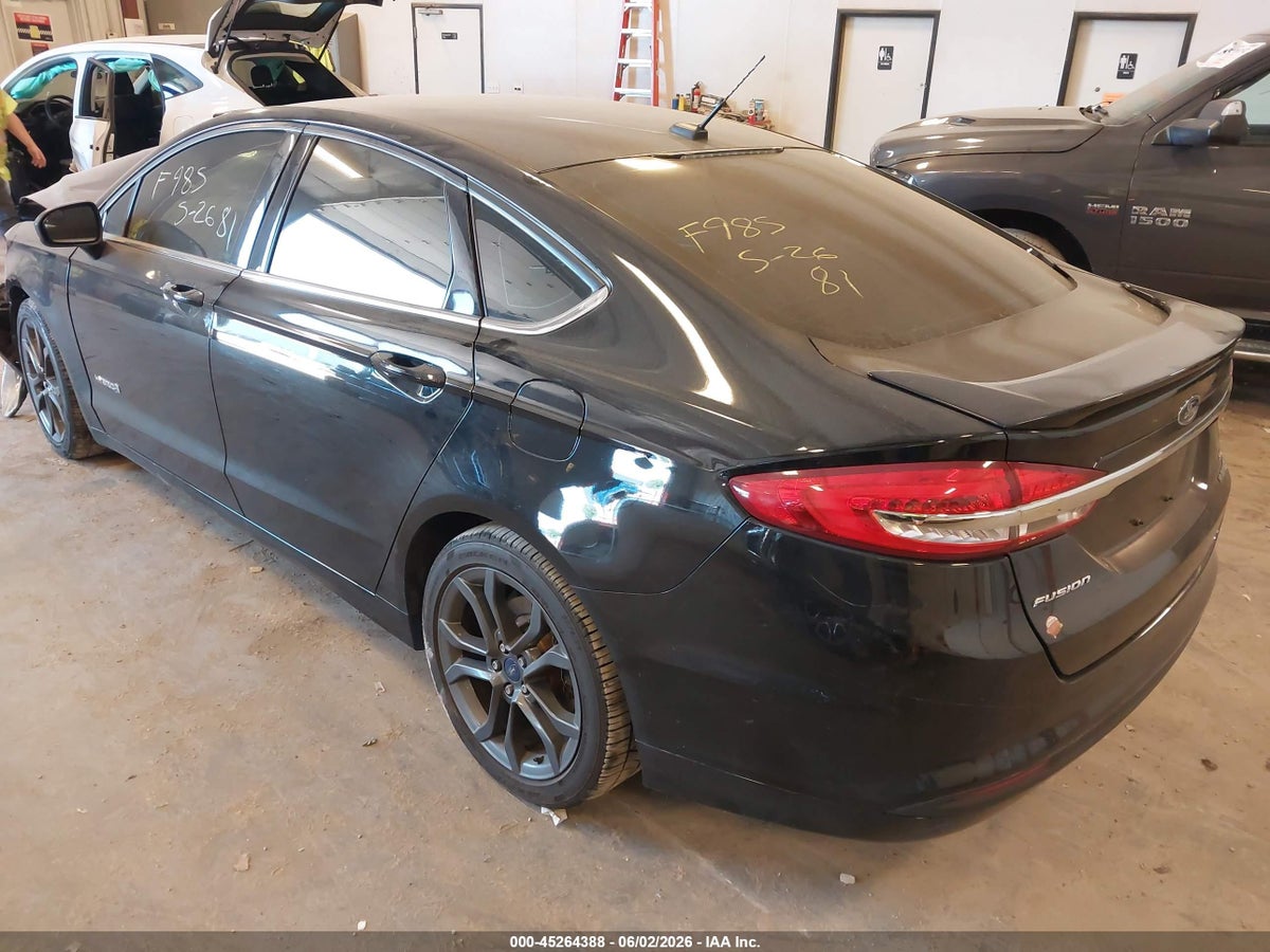 2018 FORD FUSION HYBRID SE — снимка 3