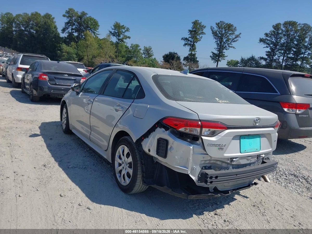 2022 TOYOTA COROLLA LE — снимка 3