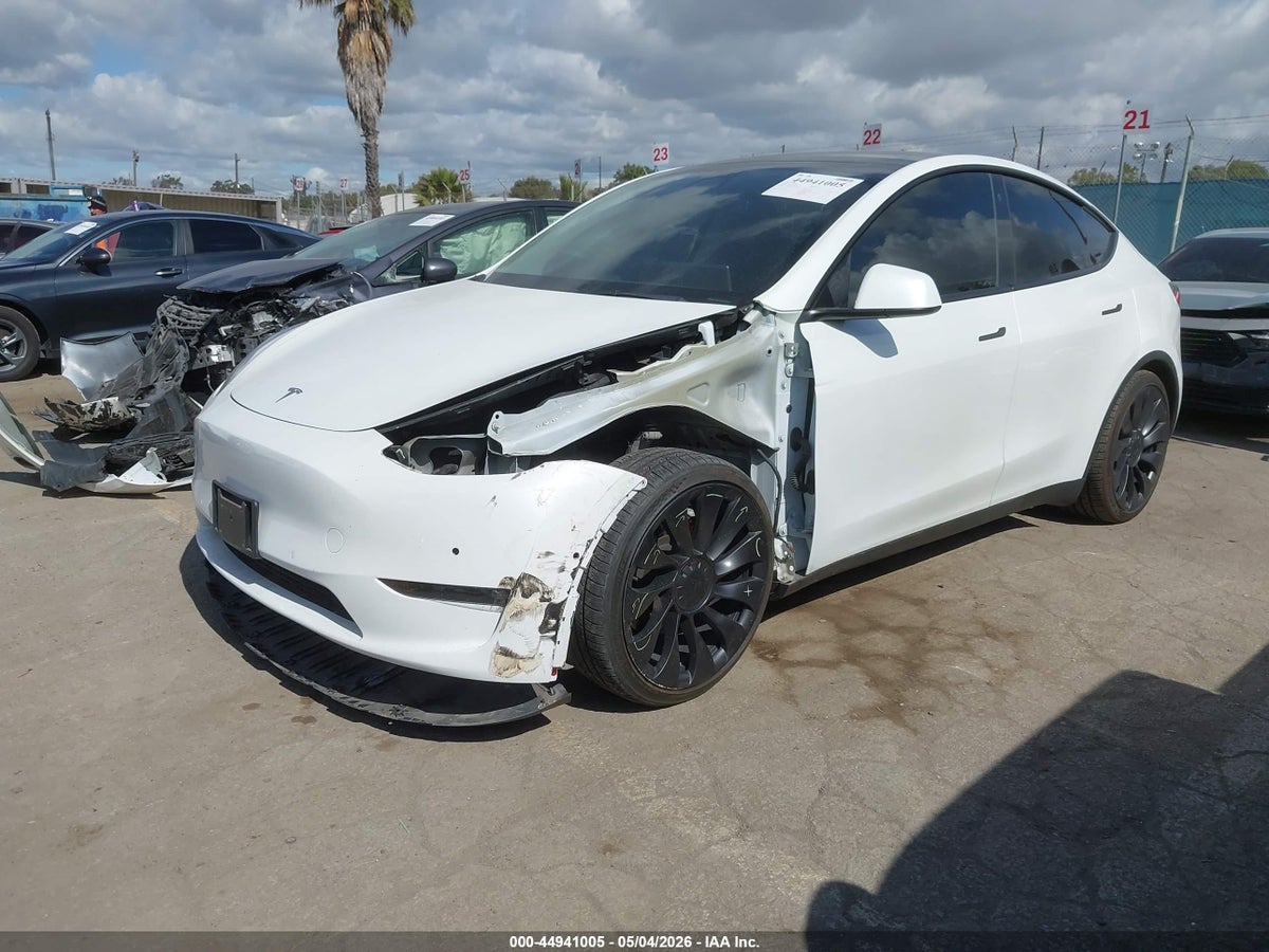 2022 TESLA MODEL Y PERFORMANCE DUAL MOTOR ALL-WHEEL DRIVE — снимка 2
