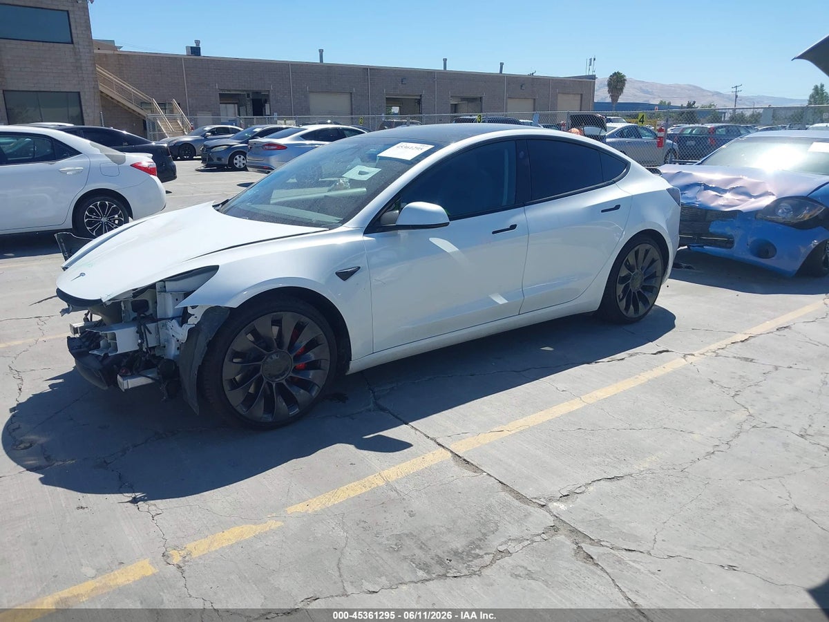 2021 TESLA MODEL 3 PERFORMANCE DUAL MOTOR ALL-WHEEL DRIVE — снимка 2