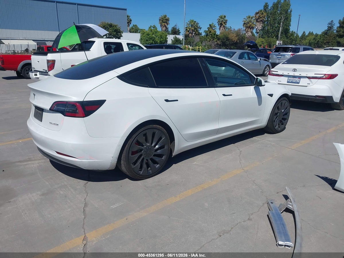 2021 TESLA MODEL 3 PERFORMANCE DUAL MOTOR ALL-WHEEL DRIVE — снимка 4